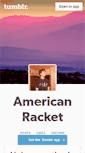 Mobile Screenshot of americanracket.tumblr.com