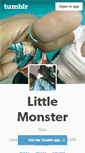 Mobile Screenshot of littlemonsterbigroar.tumblr.com