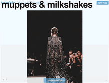 Tablet Screenshot of muppetsandmilkshakes.tumblr.com
