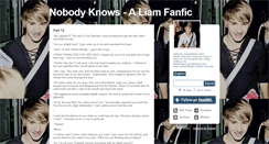 Desktop Screenshot of nobodyknowsliamfanfic.tumblr.com