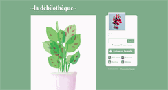 Desktop Screenshot of debilotheque.tumblr.com