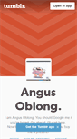 Mobile Screenshot of angusoblong.tumblr.com