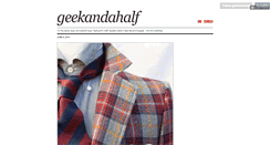 Desktop Screenshot of geekandahalf.tumblr.com