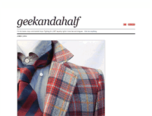 Tablet Screenshot of geekandahalf.tumblr.com