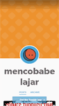 Mobile Screenshot of mencobabelajar.tumblr.com