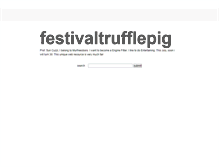 Tablet Screenshot of festivaltrufflepig.tumblr.com
