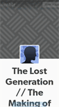 Mobile Screenshot of lostgenerationfilm.tumblr.com