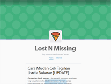 Tablet Screenshot of lostnmissing.tumblr.com