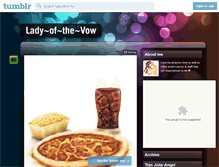 Tablet Screenshot of ladyofthevow.tumblr.com