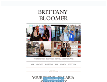 Tablet Screenshot of brittanybloomer.tumblr.com