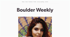 Desktop Screenshot of boulderweeklymedia.tumblr.com