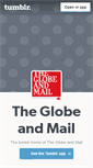 Mobile Screenshot of globeandmail.tumblr.com