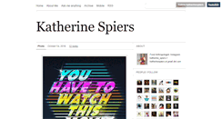 Desktop Screenshot of katherinespiers.tumblr.com