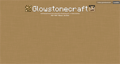Desktop Screenshot of glowstonecraft.tumblr.com