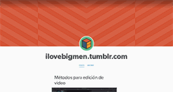 Desktop Screenshot of ilovebigmen.tumblr.com