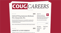 Desktop Screenshot of cougcareers.tumblr.com