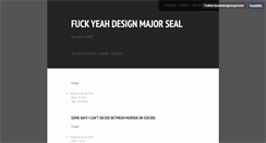 Desktop Screenshot of fyeahdesignmajorseal.tumblr.com