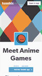 Mobile Screenshot of animegamesco.tumblr.com