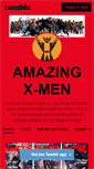 Mobile Screenshot of amazingxmen.tumblr.com