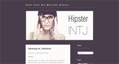 Desktop Screenshot of hipsterintj.tumblr.com