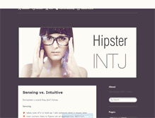 Tablet Screenshot of hipsterintj.tumblr.com