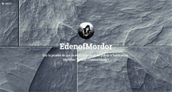 Desktop Screenshot of edenofmordor.tumblr.com