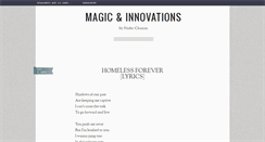 Desktop Screenshot of magicinnovations.tumblr.com