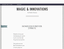 Tablet Screenshot of magicinnovations.tumblr.com