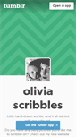 Mobile Screenshot of oliviascribbles.tumblr.com