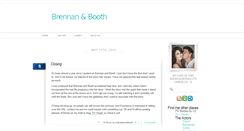 Desktop Screenshot of brennanandbooth.tumblr.com