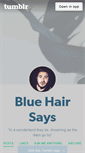 Mobile Screenshot of bluehairsaidit.tumblr.com