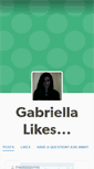 Mobile Screenshot of gabriellalikes.tumblr.com