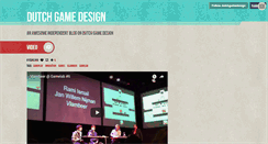 Desktop Screenshot of dutchgamedesign.tumblr.com