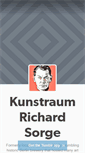 Mobile Screenshot of kunstraum-richard-sorge.tumblr.com