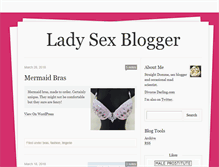 Tablet Screenshot of ladysexblogger.tumblr.com