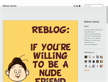 Tablet Screenshot of nakedjames.tumblr.com