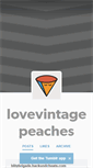 Mobile Screenshot of lovevintagepeaches.tumblr.com