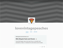 Tablet Screenshot of lovevintagepeaches.tumblr.com