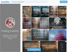 Tablet Screenshot of findingcamelot.tumblr.com