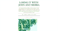 Desktop Screenshot of losingitwithjohnandsierra.tumblr.com