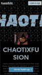 Mobile Screenshot of chaotixfusion.tumblr.com