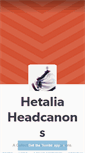 Mobile Screenshot of hetalia-headcanons.tumblr.com