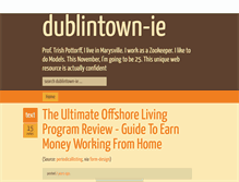 Tablet Screenshot of dublintown-ie.tumblr.com
