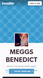 Mobile Screenshot of meggsbenedict.tumblr.com