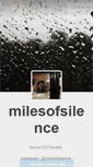 Mobile Screenshot of milesofsilence.tumblr.com