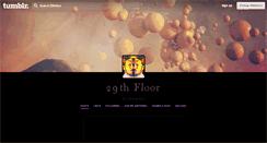Desktop Screenshot of 29thfloor.tumblr.com