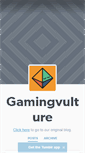 Mobile Screenshot of gamingvulture.tumblr.com