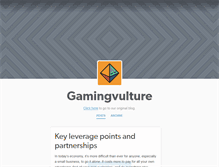 Tablet Screenshot of gamingvulture.tumblr.com