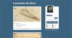 Desktop Screenshot of leonardo-da-vinci.tumblr.com