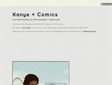 Tablet Screenshot of kanyepluscomics.tumblr.com